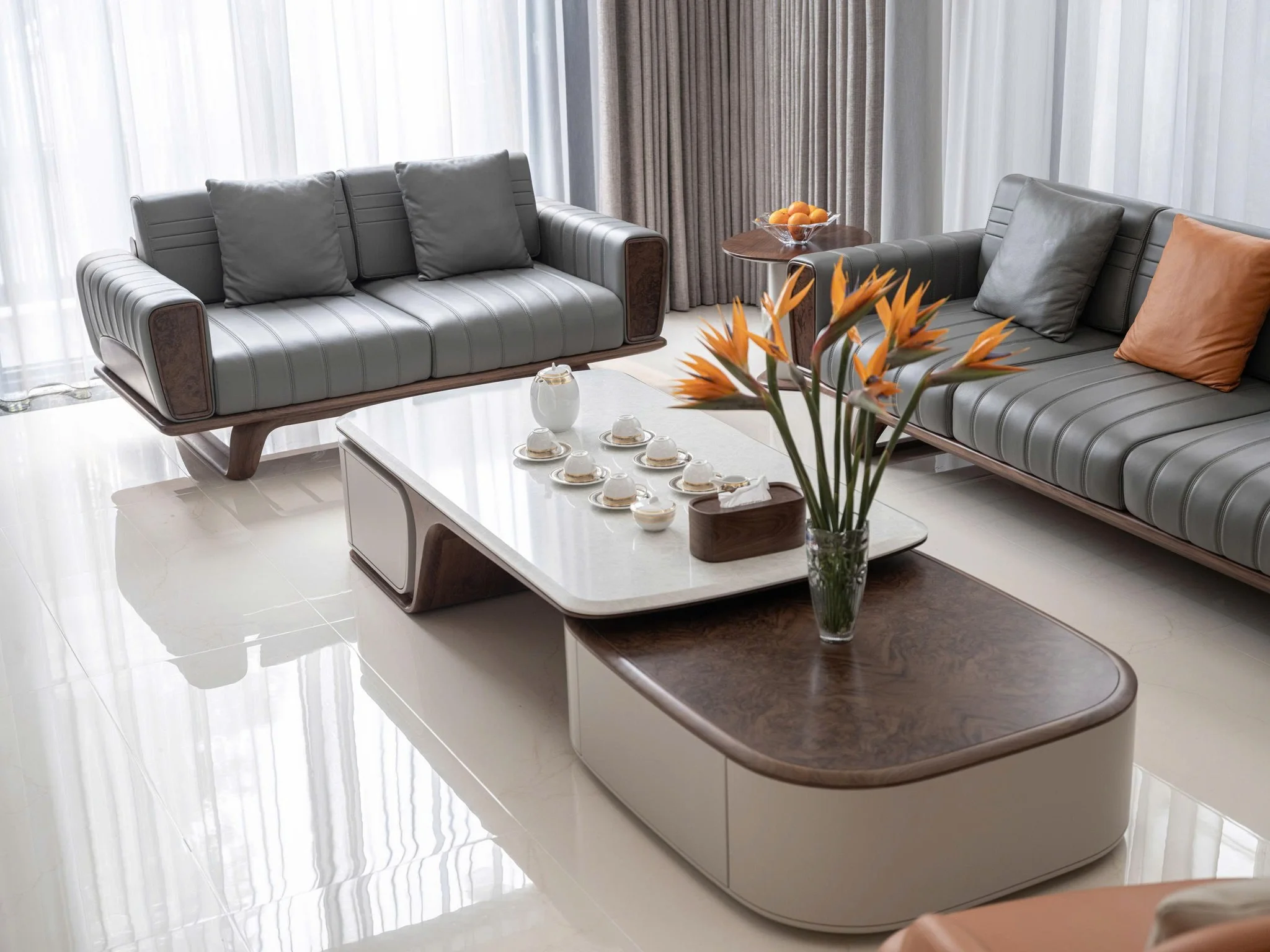 Tôn Vinh Đẳng Cấp Sống Với Mẫu Thiết Kế Nội Thất Gỗ Óc Chó Cao Cấp